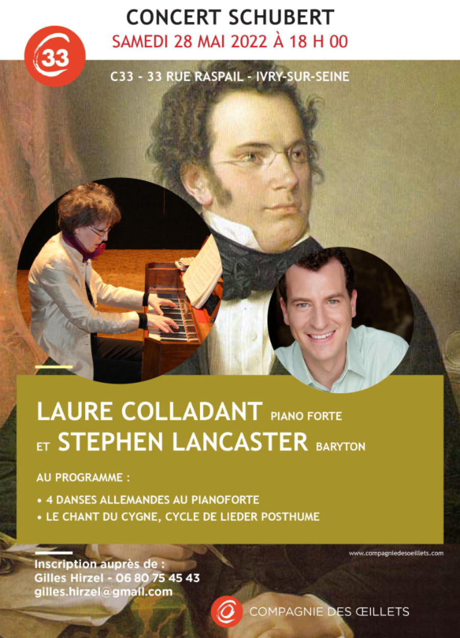 Concert Shubert avec Laure Colladant et Stephen Lancaster