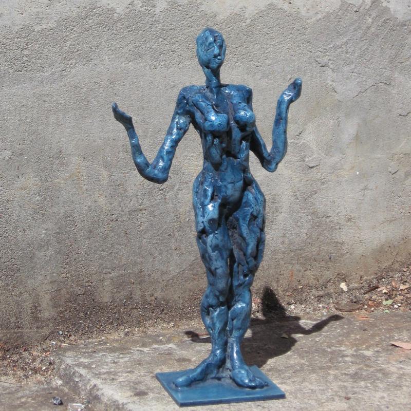 Brigittevalin La Petite Pluie Sculpture En Bronze 38 H 22x12x5 Cm 800